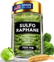 Sulforaphane supplémentaire Sprouts bio de brocolis Sulforaphane stabilisé des fleurs et graines de brocolis Suppléments biologiques de soufre 120 pilules