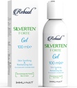 Reboot Silverten Forte - Gel antimicrobien d'entretien des plaies d'argent - 3.4oz - Premier secours rapide pour les brûlures, démangeaisons et cicatrices - Refroidissement, apaisant et revitalisant - Coffre-fort pour les enfants et les animaux