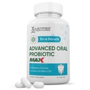 Laboratoires justifiés Meilleur souffle Max 40 Million CFU Probiotique Soutien oral 60 Capsules