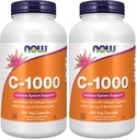 MAINTENANT compléments alimentaires, vitamine C-1 000 avec 100 mg de bioflavonoïdes, protection antioxydante*, 250 gélules, (paquet de 2)