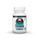 Source Naturelle Sélénium sans levure, à partir de l-Sélénométhionine, non-OGM validé, 200 mcg - 120 comprimés végétaliens