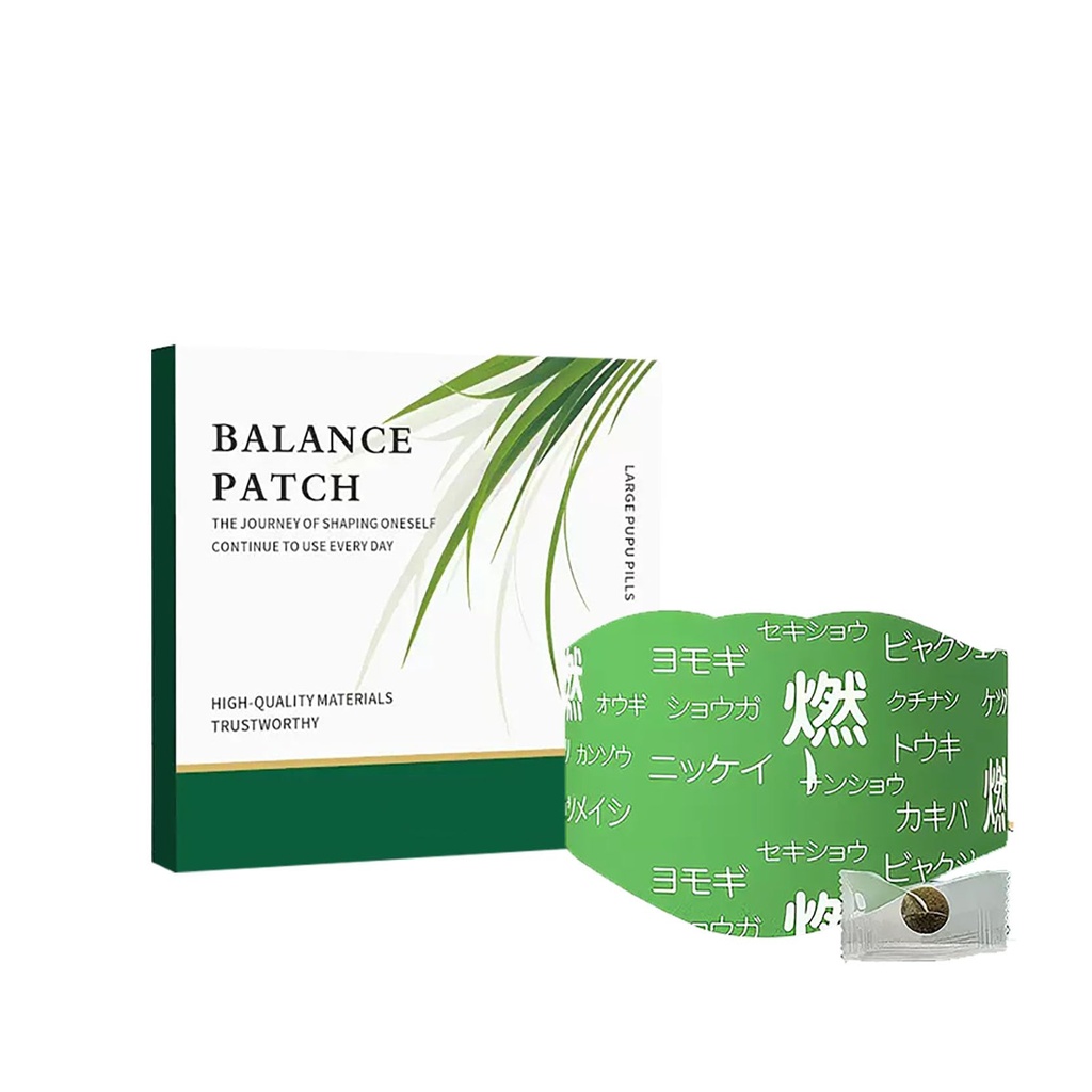 Balance du patch à base de plantes – Patchs de naveaux à base de plantes pour le soulagement des crampes menstruelles, aide à réduire l'apparence de ballonnement, favorise le confort abdominale non irritant conception 1 boîte 5 pièce