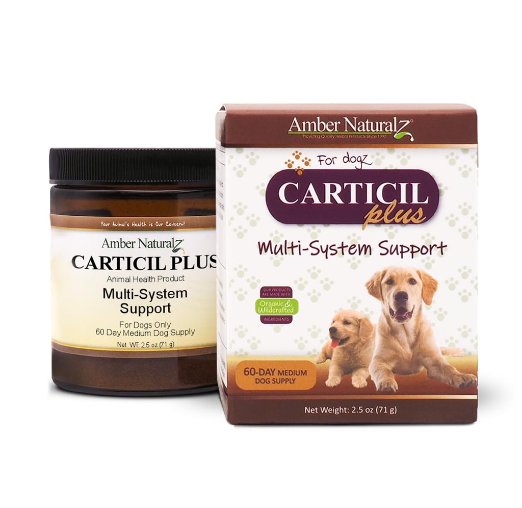 Amber NaturalZ Carticil Plus supplément à base de plantes pour les chiens