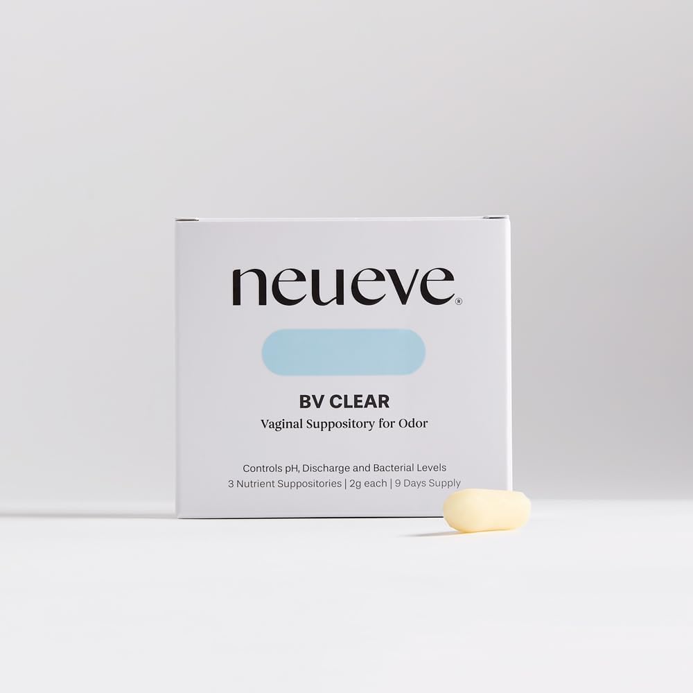 NeuEve BV Clear for <45 | for Vaginal Odor and Bacterial Vaginosis Relief | pH-Balancing and Deals with Gardnerella Vaginalis and Recurrent BV
