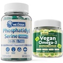 Nextdia Vegan Omega 3 Gommies 1 Pack + Phosphatidylsérine Gommies Sans sucre 2 Pack