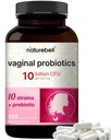 NatureBell Probiotiques vaginaux pour les femmes, 10 Million CFU, 120 Capsules de Veggie.