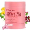 Probiotiques vaginaux de qualité supérieure – équilibre du pH avec les prébiotiques et lactobacillus mélange probiotique - supplément pour la santé vaginale - promouvoir l'odore vaginale saine et la flore vaginale, 80 comtes (paquet de 1)