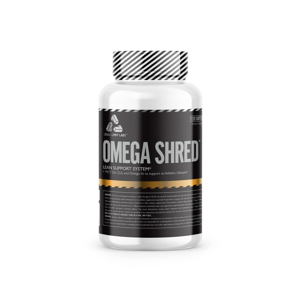 Laboratoires de limites légales Omega Shreds - MCT, CLA, DHA