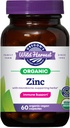 Zinc de récolte sauvage de l'Oregon – Capsules biologiques certifiées USDA pour le soutien immunitaire avec des herbes supportant le microbiome – non-OGM, 60 comte