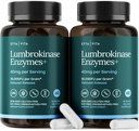 Potent Lumbrokinase Supplement (120 portions) 40mg/Serviment (Max Activity - 800 000 unités) - Capsules d'enzymes de lumbrokinase pour le soutien énergétique, la digestion, la cognition et la santé gut - similaire à la nattokinase