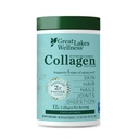 Grands Lacs Bien-être Les peptides de collagène marin durables - Certifié par le MSC sauvage - Poudre hydrolysée non aromatisée de protéines - Soutien de la peau, des cheveux, des ongles, des articulations et de la digestion - iGen Non-OGM - 16 oz