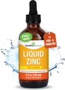 SANDHUHERBALS Liquid Zinc for Kids, Toddlers and Babies | 4 Fl Oz Large Glass Bottle | Ionic Zinc Supplements Sulphate Drops | Immune Support | Easy to Take, Water Soluble | Unflavored