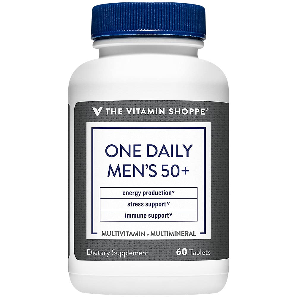 La vitamine Shoppe une fois par jour pour les hommes 50+ Multivitamine (60 comprimés)