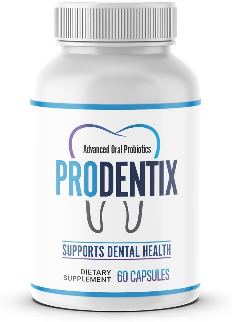 ProDentix Probiotic Supplement, 40 milliards CFU, 60 capsules, soutient la santé dentaire et digestif, BioDentix Légume Dietay Suppléments