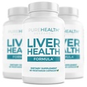 PUREHEALTH Recherche Santé du foie – Nettoyez le foie Détox et le supplément de soutien de réparation- avec le chardon de lait, poudre de curcuma, dandelion, artichaut, racine de betterave, gingembre, L Cysteine HCL et plus - 180 capsules