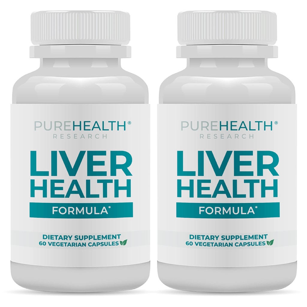 PUREHEALTH recherche foie santé – foie nettoyer la désintoxication et le supplément de soutien de réparation- avec le chardon de lait, poudre curcuma, dandelion, artichaut, racine de betterave, gingembre, L Cysteine HCL et plus - 120 capsules