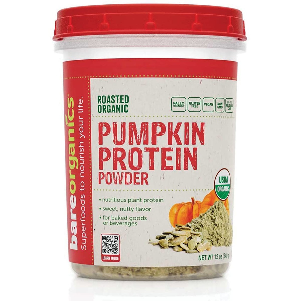 Poudre de protéines de citrouille, 12 oz