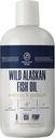 Huile de saumon sauvage de l'Alaska pour chiens avec Pollock - 8 oz d'huile de Pollock et de saumon, Omega 3, EPA et DHA - Supplément de peau et de manteau pour chiens - Fabriqué aux États-Unis