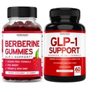 Supplément Berberine HCL (60 gélules) Premium Gut Health Support for Adults and GLP-1 Complement (60 Count) 14 en 1 Formule de soutien Gut Health & Metabolism - Troisième partie testée, Vegan & USA Made