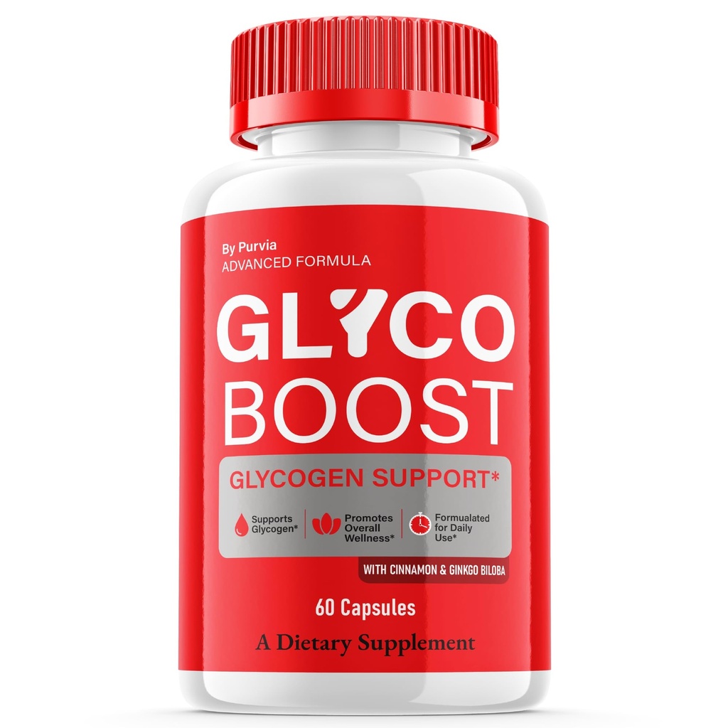 Glyco Boost Capsules, GlycoBoost Supplement, Glyco Boost Pills Extra Strength Formula, GlycoBoost Reviews for Overall Wellness Support for Maximum Strength, 1 Month Supply, Made in USA (60 Capsules)