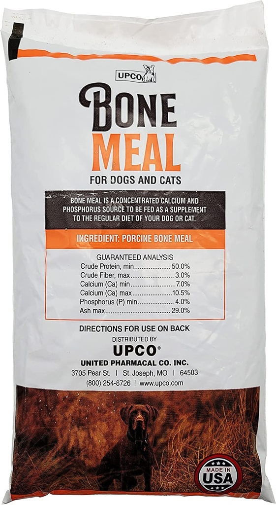 Supplément repas os pour chiens et chats (1Lb sac)
