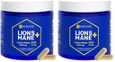 Organic Lions Mane Supplement Capsules - 1000mg Lions Mane Mushroom with 10mg PQQ - Brain Cell Optimizer for Memory, Learning, Mitochondrial Function - 60 Fruiting Body Mushroom Capsules (Pack of 2)