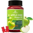 LanranBee Apple Cider Vinegar Gummies 1000mg with Vitamins B12 Multivitamin ACV Supplement Gummy – Supports Digestion, Energy, Weight Management & Gut Health – Vegan, Non-GMO, Gluten-Free – 60 Count