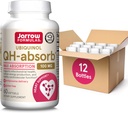 Formules de Jarrow QH-Absorb 100 mg Max Absorption- CoQ10 Ubiquinol- Jusqu'à 60 portions (Sofgels) - Soutient la santé mitochondriale, la production d'énergie cellulaire et la fonction cardiovasculaire saine, paquet de 12