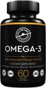 Stellar Labs Omega-3 Supplément huile de poisson - 60 CT LowFODMAP Certifié