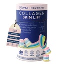 Upsa Nourished Collagen Skin Lift 30ct – Ovoderm® Egg Membrane Complex with Vitamin C, Zinc & Selenium – Sugar-Free Vegetarian Gummies – Plastic-Free Biodegradable Packaging