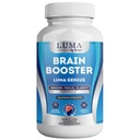 Supplément de soutien du cerveau pour la clarté, la mémoire, l'humeur, la concentration, la performance mentale - Nootrope naturel pour la fonction cognitive - avec GABA et extrait de thé vert - 60 capsules