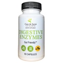 Casa de Sante FODMAP Enzymes digestifs, Pas d'inuline élevée, Kéto Carnivore Soutien de l'intolérance, 18 Multi Enzyme Amylase Bromelain Lipase Lactase Protease Papain Alpha galactosidase, More - Pas d'OGM
