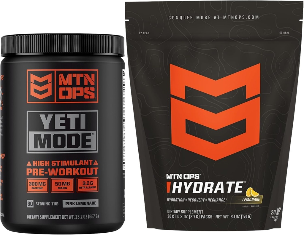 MTN OPS Yeti Mode Limonade rose + Limonade hydratée