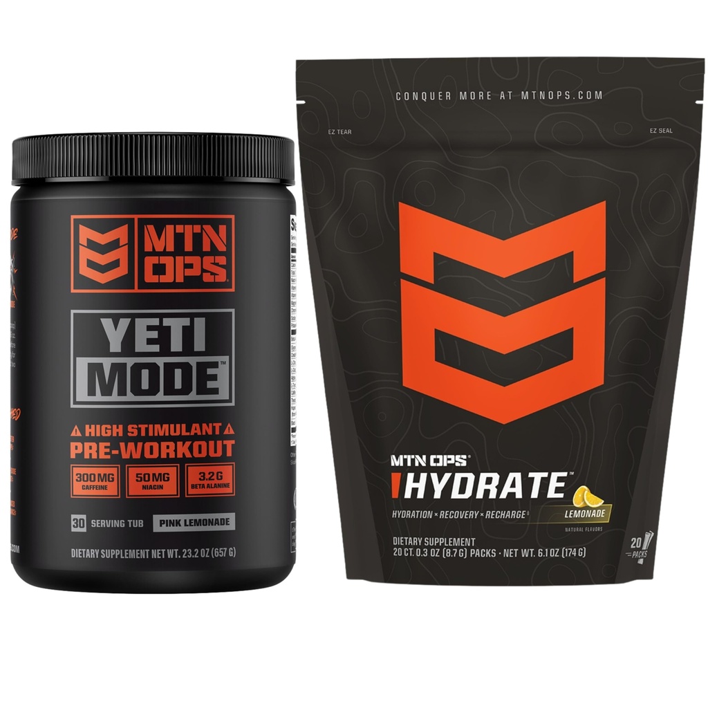 MTN OPS Yeti Mode Limonade rose + Limonade hydratée