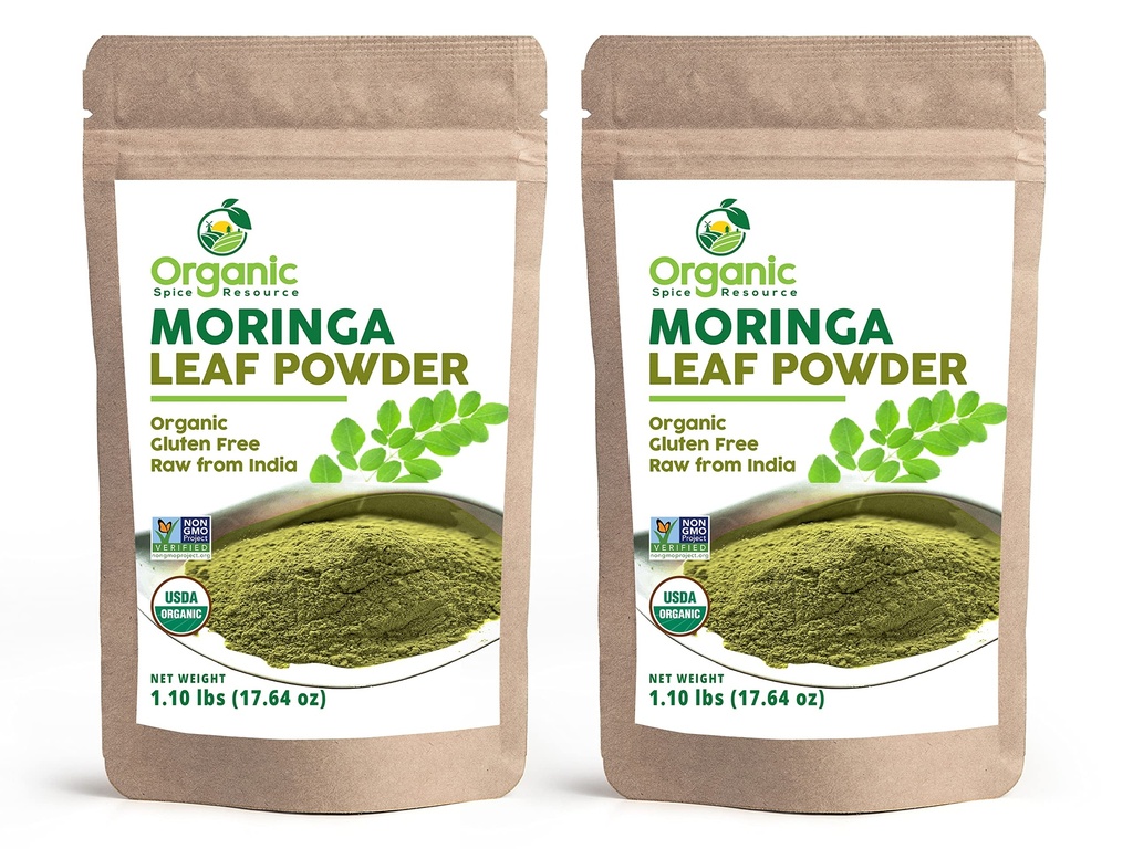 Poudre de moringa biologique - 35,28 oz.