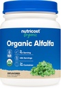 Nutricost poudre d'alfalfa biologique 1LB - USDA certifié 100% biologique, végétarien, non OGM, sans gluten