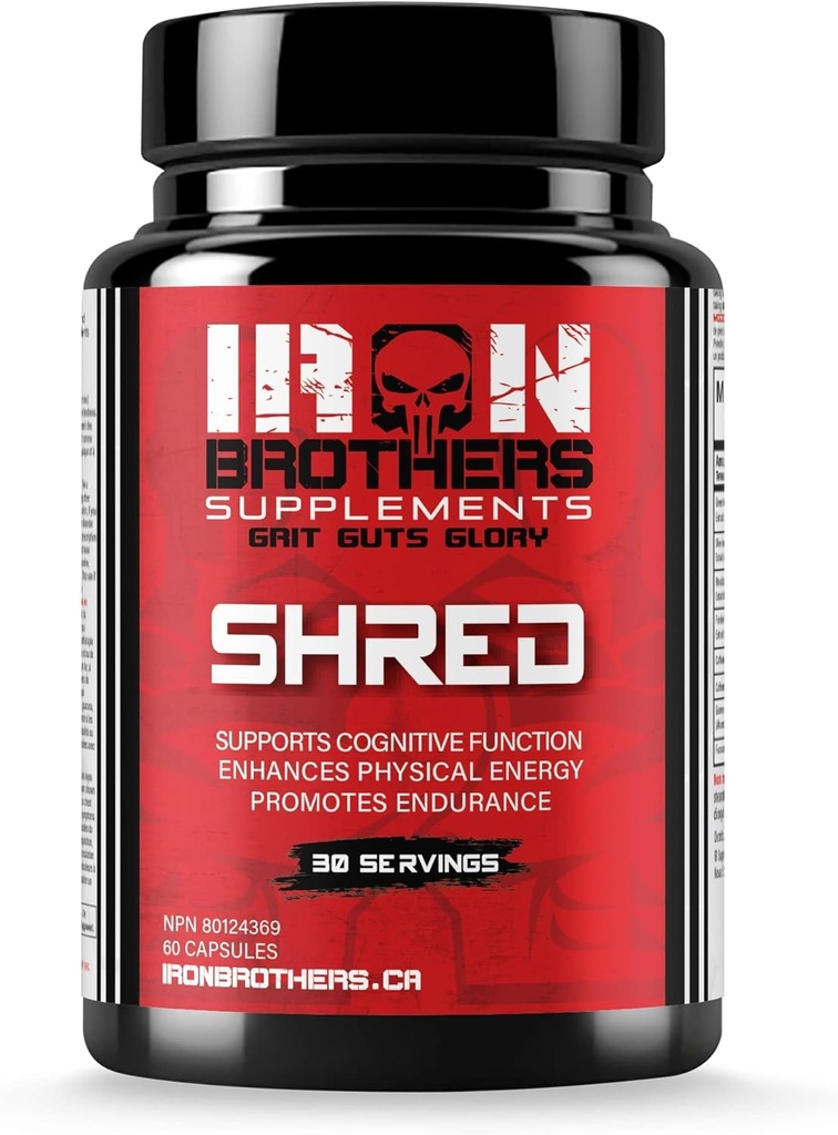 Iron Brothers Suppléments Shred pour les hommes et les femmes.