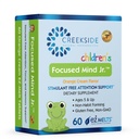 Focused Mind Jr., soutien cognitif pour les enfants, pédiatrie formulé, supplément sans stimulant avec l'inositol, DMAE, sans sucre, végétalien, 60 EZ comprimés fondus