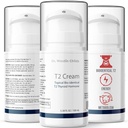 Dr. Westin Childs T2 Cream - T2 Thyroïde Support pour les femmes avec bioidentique 3,5 Diodo-l-thyronine sous forme de lotion pour l'équilibre hormonal en hypothyroïdie, Hashimoto, Thyroïdectomie & Rai, 60 portions