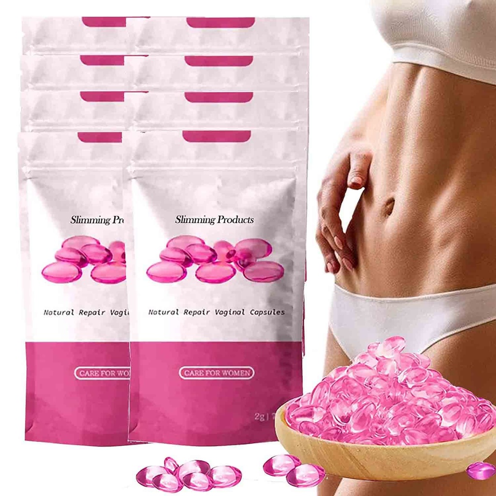 Instant Anti-Itch Detox Products, Capsulas, Firming Repair & Pink and Tender Natural Capsules, Capsulas (8Bag-B)