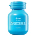 60Billion Akkermansia Muciniphila with Bifidobacterium, Supports GLP-1 Production Naturally, Delayed Release, Advanced Gut Health, Appetite & Craving Control, Made in USA, 30 Servings