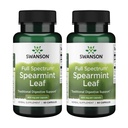 Swanson Spearmint Leaf (Mentha Spicata) - Supplément à base de plantes à spectre complet appuyant les questions de santé digestive et d'estomac léger - (60 capsules, 400 mg chacune) (2 boîtes)