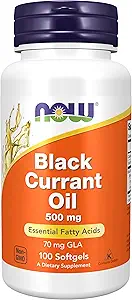 Nourriture, huile de Currant Noir, 500 mg, 100 Softgels