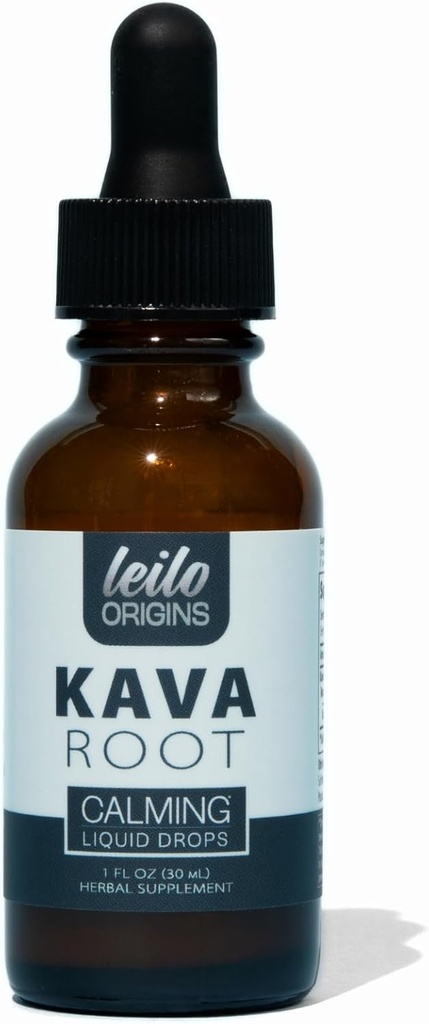 Extrait liquide de kava de LEILO gouttes concentrées pour soutenir la relaxation.