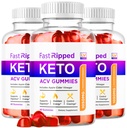 (3 Pack) Fast Ripped Keto ACV Gummies Advanced Weight Loss, Fast Ripped Keto Plus Apple Cider Vinegar 1050MG Supplement Support, Advanced Formula Gummy Reviews, 180 Gummies for 3 Months