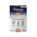 Replenza Advanced Multivitamin – Daily Essential Vitamins and Minerals + Probiotics for GLP-1 Support, Gut Health, Stress & Cellular Energy Support – 60 Capsules