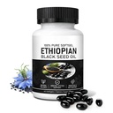 Ethiopian Black Seed Oil Capsules 4.64% Thymoquinone – Purely Nutrient Organic Cold Pressed Black Cumin Seed Oil Softgels, Non-GMO, 60 Softgels, Gluten-Free