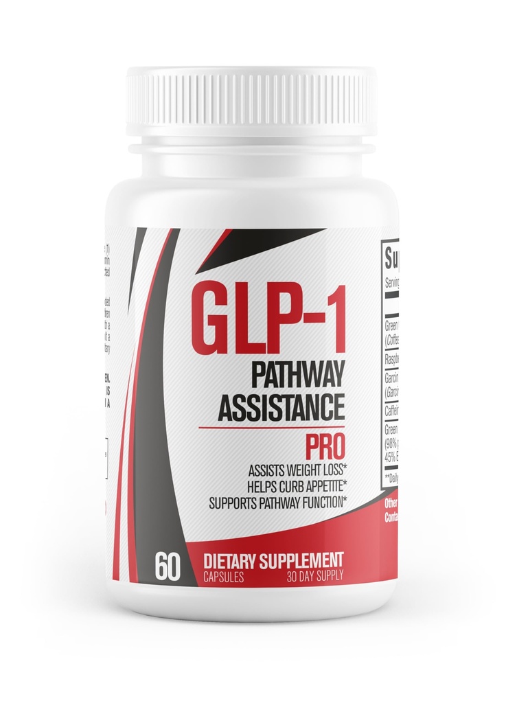 GLP-1 PRO | Weight Loss Pills, Appetite Suppressant & Fat Burner for Men & Women | Supports Healthy Pathways Associated with GLP-1 Activity | 3rd Party Tested - 60 Capsules for Adults
