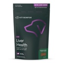 VetriScience Santé du foie Chews avec le chardon de lait, Vetri Supplément de détox foie pour les chiens, le curcuma et la feuille d'artichaut pour le soutien du foie et la désintoxication, poulet, 60 comte