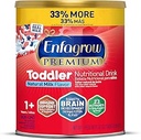 Enfagrow Premium Toddler boisson nutritionnelle, faite avec du vrai lait, cervelle-bâtir Oméga-3 DHA, nutriments et prébiotiques pour la croissance et le soutien immunitaire, non-OGM, poudre de lait pour enfants, 32 Oz Can